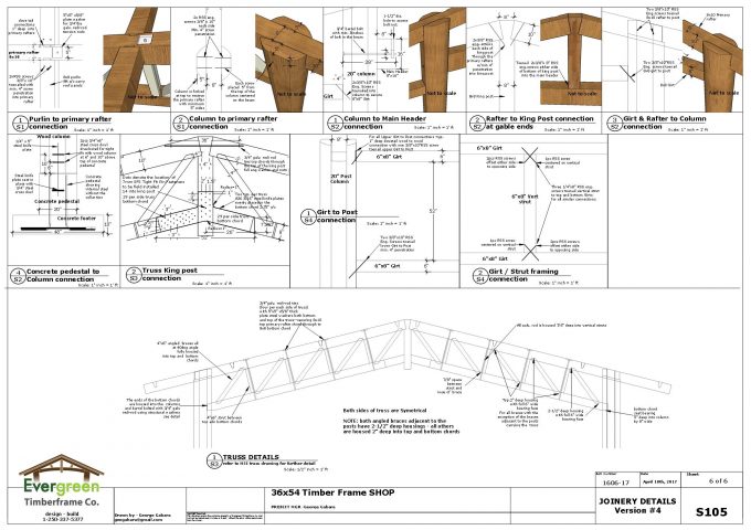 Timber frame details