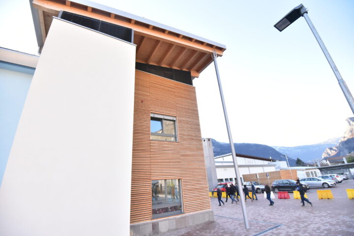 Modern Mass timber building